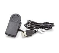 vhbw USB Charger Cable compatible with Garmin Forerunner 310, 405, 910, 310XT, 405CX Smartwatch Fitnesstracker - Charging Dock Black, 96 cm