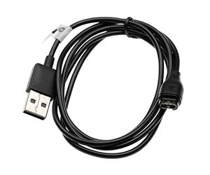 vhbw USB Charger Cable compatible with Garmin Venu SQ, 2, 2S, Sq Music Smartwatch Fitnesstracker - Charging Dock Black, 100 cm