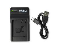 vhbw USB Charger compatible with Medion MD86930, MD87657, MD86824, MD87366 Camera Battery - Cradle, Charging Status Indicator, 4.2 V