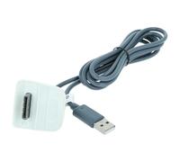 vhbw USB Charger compatible with Microsoft Xbox 360 Gaming Controller - Cable, 1.4 m Grey