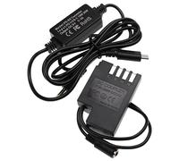 vhbw USB Charger compatible with Sigma SD Quattro, BP-61 Camera DSLR + DC Coupler (Replacement for Panasonic), 2m