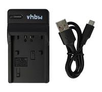 vhbw USB Charger compatible with Sony Handycam DCR-HC22E, DCR-HC23, DCR-HC23E, DCR-HC24, DCR-HC24E, DCR-HC27, DCR-HC27E Camera Battery - Cradle