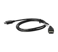 vhbw USB Data Cable Charger compatible with Archos 605, 704 Wifi, TV, Wifi, 405, 504, 404, 604 MP3 Player Black, 100 cm