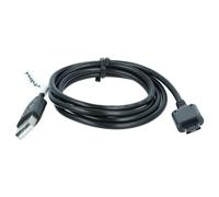 vhbw USB Data Cable compatible with LG KP130, KS10, KP502, KM380, KP230, KT610, KP235, KS20, KU311, KP100, KS360, KU310 Phone black 100cm