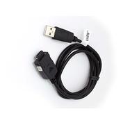 vhbw USB Data Cable compatible with Samsung SGH D508, SGH D500e, SGH D600, SGH D500, SGH E350, SGH E340, SGH E350e Phone black 100cm