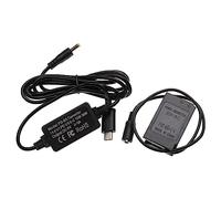 vhbw USB Mains Power Adapter compatible with Nikon 1 S1, 1 J3, 1, 1 J1, 1 J2 Camera - Power Cable + DC Coupler (Replacement for Nikon EP-5C), 2 m