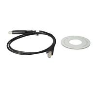 vhbw USB programming cable compatible with Motorola CM200, CM340, CM300, CM360, CDM1250, CDM1550-LS, CDM1550, CM160, CDM1550-LS Plus Radio, black