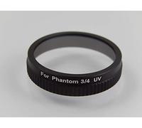 vhbw UV Filter compatible with DJI Phantom 3, 4 Drone with Camera - UV Protector Filter, 33 mm, Black