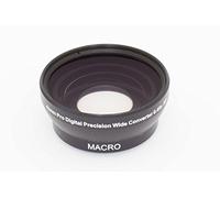 vhbw Wide angle attachment lens thread 43 mm, factor 0.45x for Olympus 25 mm 2.8 Pancake (ES-2528), Olympus 300 mm 2.8 ED (ET-P3028).