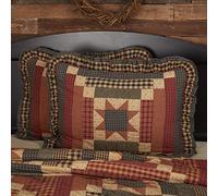 VHC Brands Sham, Cotton, Natural Tan, Standard