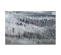 VHdfgTY Hidden WithinLarge Mountain Landscape Canvas Wall Art Nature Scenery for Home Decor 30x45cm Unframed