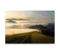 VHdfgTY Keep Moving ForwardNature Landscape Wall Art Canvas Mountain Scenery Print Home Decoration 80x120cm Unframed