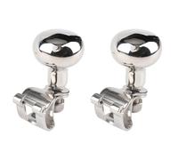 Vheolk 2X 316 Stainless Steel Boat Steering Wheel Spinner Knob for Boat Yacht, Boat Maneuvering Knob Fits Rim