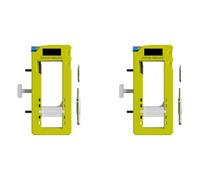 Vheolk 2X Door Hinge Jig, Door Hinge Mortiser, Hinge Installation Kit, Door Hinge Router Template for 3inch to 5inch Hinges