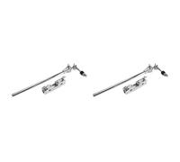 Vheolk 2X Drum Pad Stand Kit Drum Water Cymbal Rack Universal Clamp Connector Cymbal Half Section Cymbal Rack Expansion Rack
