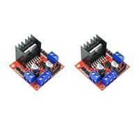 Vheolk 2X L298N Module Dual H-Bridge Stepper Motor Driver Board Module 2A/25W, Suitable for Robots and Smart Cars