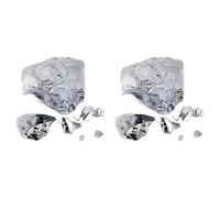 Vheolk 2X Silicon Metal, Elements 14 Semiconductor Monocrystalline Si Block, Raw Material for Monocrystalline (50G)