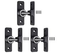 Vheolk 3X Barn Door Lock,Sliding Barn Door Latch,Luminous 90 Degree Heavy Duty Gate Latch Suitable for Garden (90 Degree)