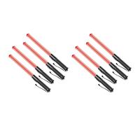 Vheolk 8Pack Traffic Wand 21Inch Led Traffic Control Wand Safety Light Wand with 2Flashing Modes Air Marshaling Signal Wand