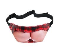 Vhersily 2025 Deals - Fanny Pack for Men Funny Gag Christmas Life Parcels Dad Dad Funny Fanny Pack Fake Belly Belly Bumbag, Khaki, Taglia Unica