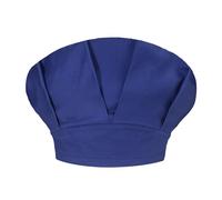 Vhersily 2025 Gifts - Pack of 1 Chefs Hats, Cotton Chefs Hats, Adjustable Elastic Chefs Hats, Unisex Chefs Hats for Restaurant, Bar, Cafeteria, Dark Blue, One Size