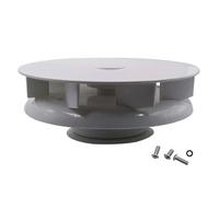 VHEUHZ Small Rotating Roof Fan Low Profile for Buses and Vans White Wind Powered Rotary Fan