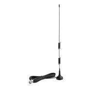 VHF UHF Ham Radio Police Scanner Antenna Amateur Radio Mobile Radio Scanner Antenna Magnetic Base BNC Male Antenna Compatible with Uniden Bearcat Whistler Radio Shack Police Scanner Ham Radio