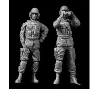 VHGHHVEJ 1/35 US Commando Soldier Resin Soldier Model Kit Unpainted and unassembled Resin Model (2 Figures) // l4S5z1