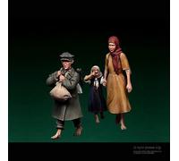 VHGHHVEJ 1/35 WWII European Refugee Resin Soldier Model Kit Unpainted Unassembled Resin Model //l9S5z6