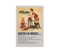VHGHHVEJ The Fratellis Costello MusicBedroom Wall Printing Gallery Art Canvas Printing Poster Home Bathroom Bedroom Office Living Room Decoration Canvas Poster08x12inch(20x30cm) Unframe-style