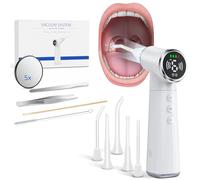 Vhipu Electronic Tonsil Stone Remover - Tonsil Stone Remover Kit for Bad Breath Treatment, 10 Tools & 6 Suction Modes, 800mAh Long-Lasting Battery, Portable and Practical for Travel and Home Use.