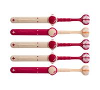 Vhjlfig 3 Sided Toothbrush - 5 Pieces Manual Toothbrush Tri-Face Spatial | Soft Brushing Tool for Deep Cleaning and Gum Care for Hygiene Home Room