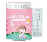 Vhjlfig 30 Pieces Soft Cleaning Stick 12x7.5x7.5cm Portable and Comfortable Gauze Toothbrush Swab Flexible Toothbrush Cleaner for Babys Kids Tongue Tooth Mouth Care