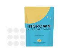 Vhjlfig 9 Pieces Soothing Hair Patches 7.3x7.3cm Hydrating Hair Patches Pore Unclogging Stickers Ingrown Hairs Patch For Men Women Underarms Legs Arms Beard Area Daily Overnight Home Salon