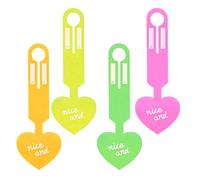 Vhjlfig Baggage Tags for Air Travel - Fluorescent Transparent Waterproof | Travel Luggage Tags,for Business Trips Studying Abroad Backpack Handbag Airplane Check-in