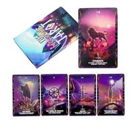 Vhjlfig Beginner Tarot Deck - Aesthetic Portable | Party Tarot Cards Board Game for Adults | for Men Women Boys Girls Youth Teens Wife Husband Son