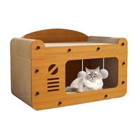 Vhjlfig Cat Scratcher Nest 55x29x29cm Cardboard Cat House Pussy Scratcher Pads Pussy Scratching Lounge Bed Scratching Pads For Pet Cats For Bunny/Cats Animals