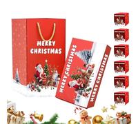 Vhjlfig Christmas Explosive Money Box, Red Envelope Bouncing Christmas Gift Box for Red Envelopes, Ceremonies, Parties, Weddings, Birthdays, Memories