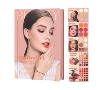 Vhjlfig Colorful Makeup Palette,Blush Eyeshadow Palette with 67 Colors - Professional Cosmetic Color Board with Rich Shades for Artists Adults Families Lovers Friends