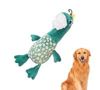 Vhjlfig Dog Chew Toys | Squeaky Dinosaur Plush Toys for Dogs - Tough Plush for Bite and Education Indoor Outdoor Home Travel Stimulation