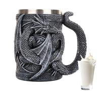 Vhjlfig Dragon Mug,3D Dragon Cup For Coffee | Stainless Steel Pitcher For Drinks, 568ml For And Lovers Of The