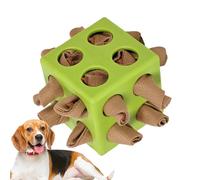 Vhjlfig Educational Play Ball for Dogs - Olfactory Research Ball Slow Dispenser | Sensory Cognitive Stimulation Puppy Enrichment Games Prevent Boredom Indoor Outdoor