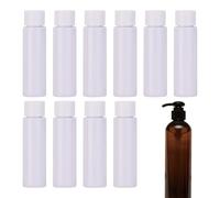 Vhjlfig Empty Travel Size Bottles,10x Mini Travel Bottles - Refillable Dispenser Portable 30ml Leak Proof Accessories for Conditioner Liquid Cream Face Wash Shower Gel Toner Shampoo