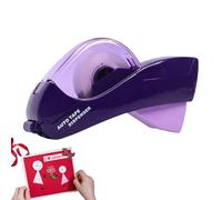 Vhjlfig Hand Tape Dispenser ABS 17x9x3.8cm Tape Dispenser Machine Handheld Packing Tapes Dispensers Portable and Safe Tapes Cutter for Scrapbooks Taping Packages