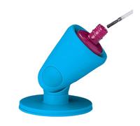 Vhjlfig Hinge Untippable Nail Polish Bottle Holder Silicone 7.9x7.9x9.4cm Anti-Spill Nail Polish Holder Stand Smartgrip Airlock Suction Portable Nails Polishes Anti-Spill Display Stand For Salon