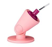Vhjlfig Hinge Untippable Nail Polish Bottle Holder Silicone 7.9x7.9x9.4cm Anti-Spill Nail Polish Holder Stand Smartgrip Airlock Suction Portable Nails Polishes Anti-Spill Display Stand For Salon