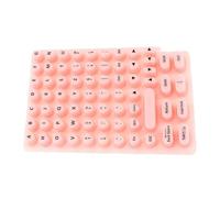 Vhjlfig Keyboard Stickers for Long Nails | Typing Stickers - Silicone Protection Reusable Sticky Pad for Women PC Desktops Notebook Laptops