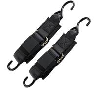 Vhjlfig Lashing Straps | Set of 2 Transport Straps | 1.2 m Ratchet Straps with S-Hooks for Motorcycle Trailers Roof Racks Boat Car Camping