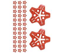 Vhjlfig Leveling Tool for Wall Tiles | 50 Pieces of Precision Non-Slip Positioners Spacers - Leveling Device for Floors - For Wall Reformation, Bathrooms