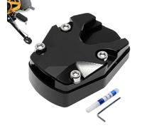 Vhjlfig Motorcycle Side Stand Bracket 7.3x5.3x3.2cm Universal Support Aluminum With Quick Screw Fastening Prevention Hot Asphalt